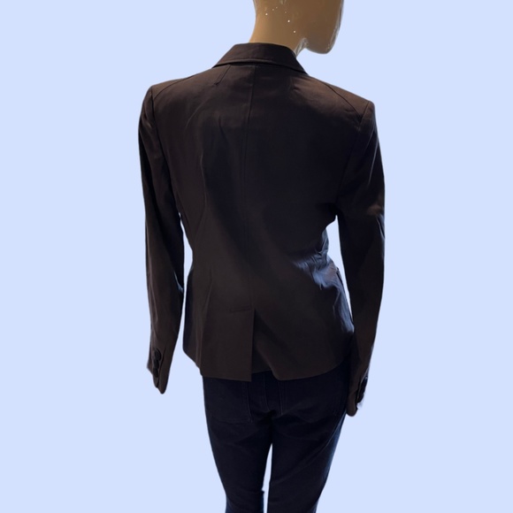 Marc Jacobs Blue Blazer Rose Button Size 4 - Picture 4 of 7